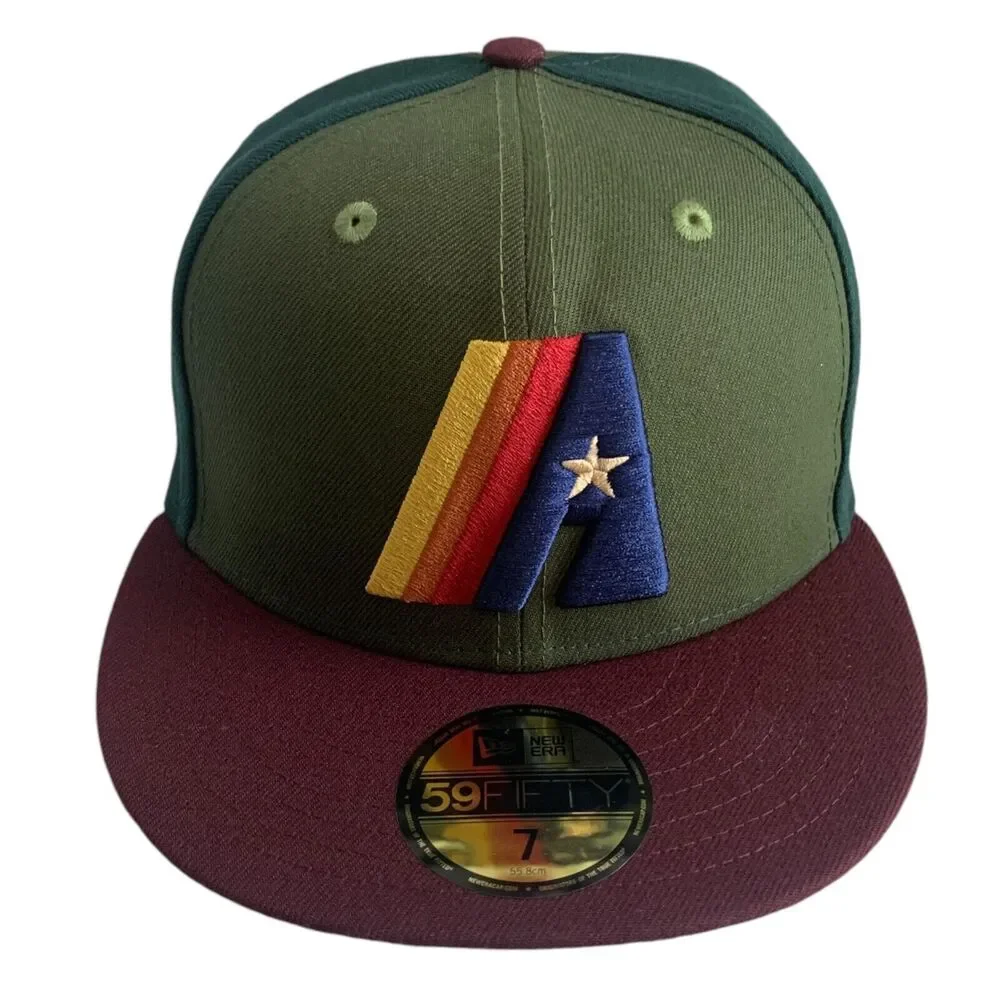 New Era 5950 Size 7 Houston Astros MLB Cooperstown Collection Astrodome Cap Hat